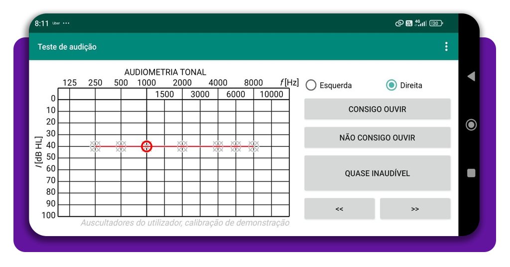 Faça sua simulação de teste auditivo grátis em 5 min pelo celular 4 Teste auditivo