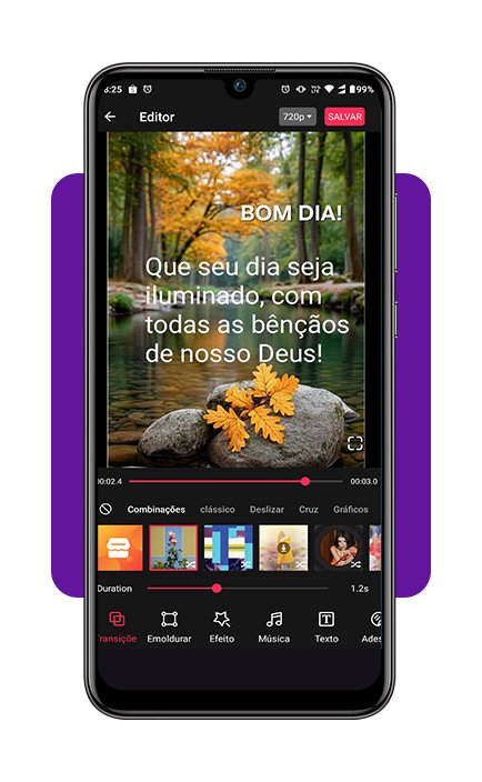 Criar vídeo com foto e música