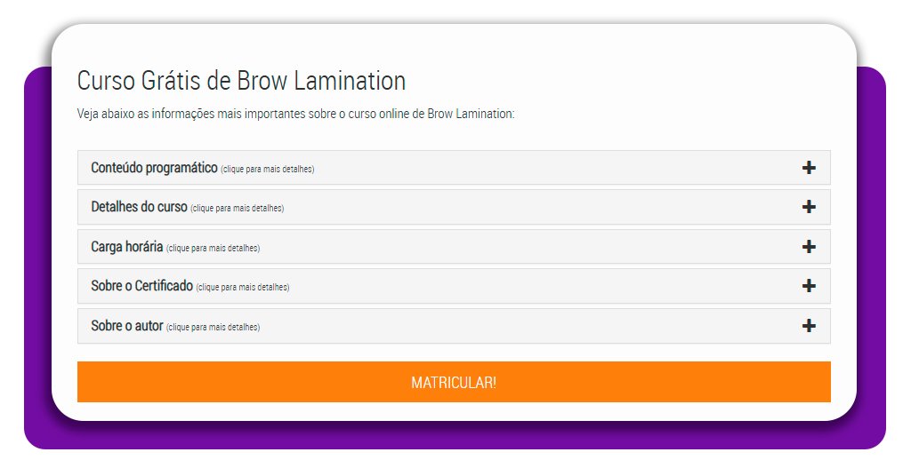 Curso de Brow Lamination
