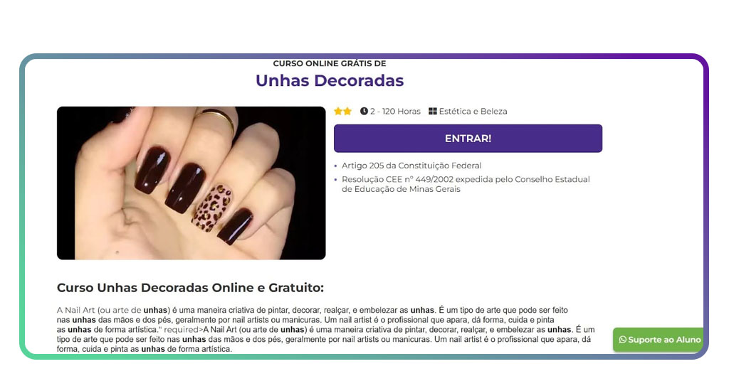Curso de nail art: curso para aprender unhas decoradas 3 Curso de nail art
