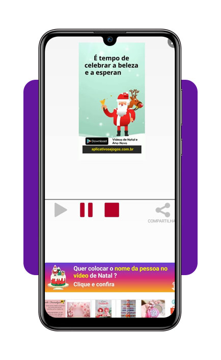 Vídeos de Natal para editar e compartilhar no status e stories 2 Vídeos de Natal para editar