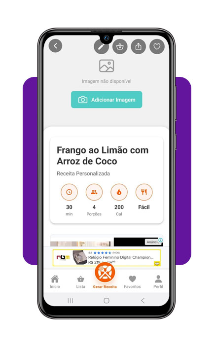 Prato do dia: aplicativo com receitas fáceis de preparar 5 Prato do dia