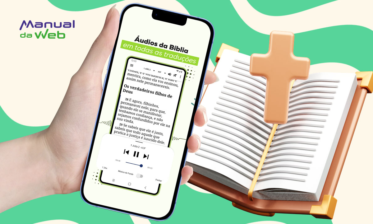Aplicativo da Bíblia em áudio para escutar o devocional diário