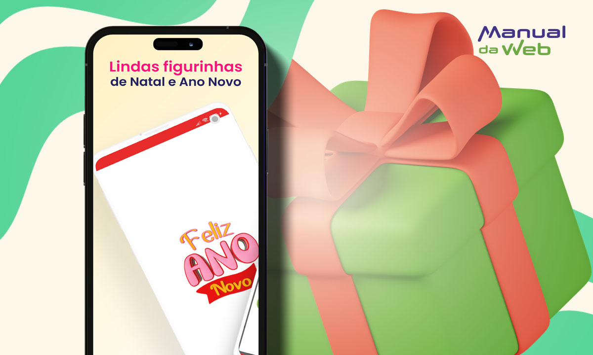 Figurinhas de Natal e Ano Novo