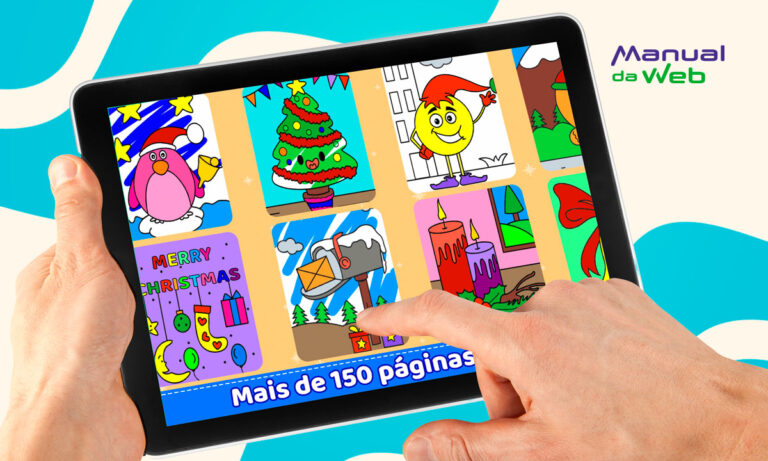 Livro de colorir do Natal
