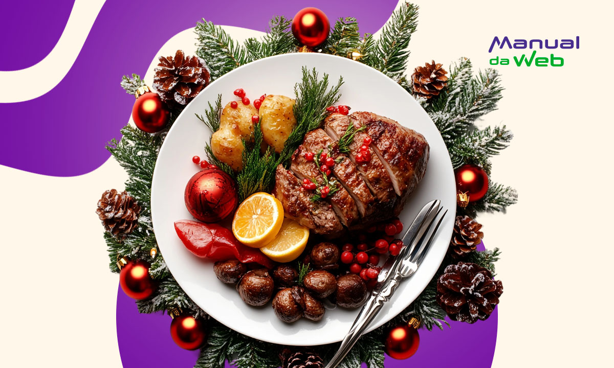 Encontre as melhores receitas de Natal e Ano-Novo nesse app