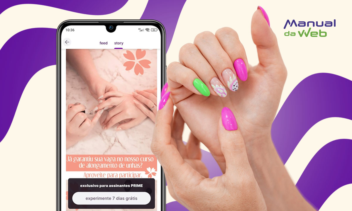 Stories para manicure