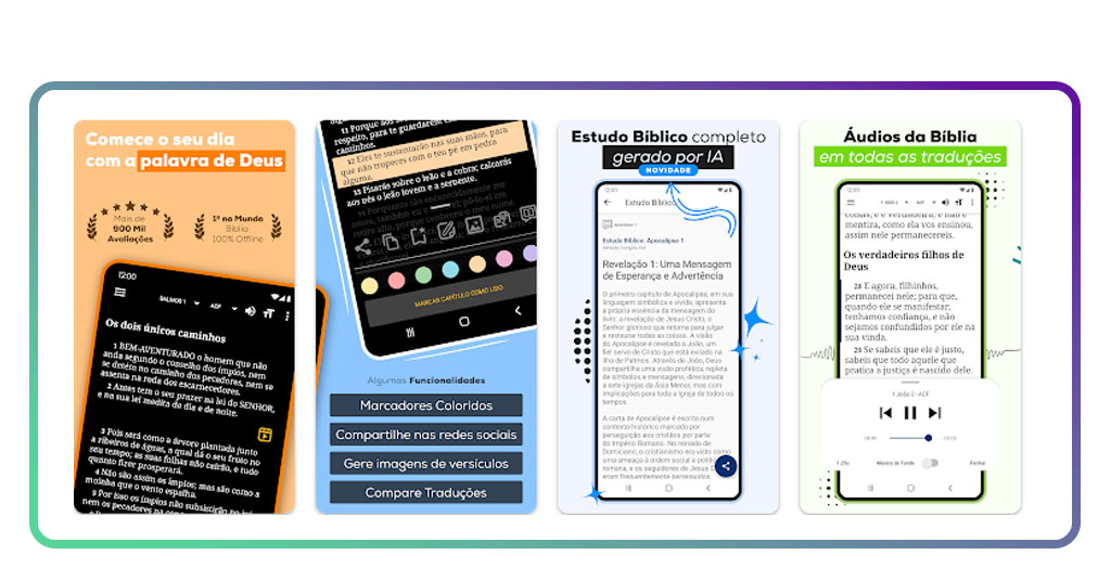 Aplicativo da Bíblia em áudio