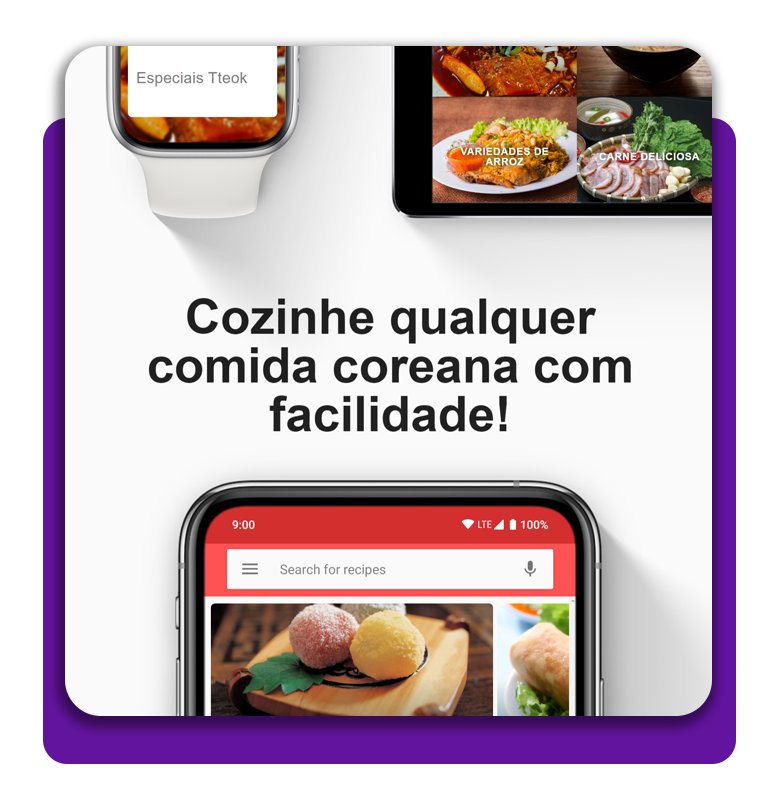 Aplicativo gratuito com centenas de receitas de comida coreana 2 Comida coreana