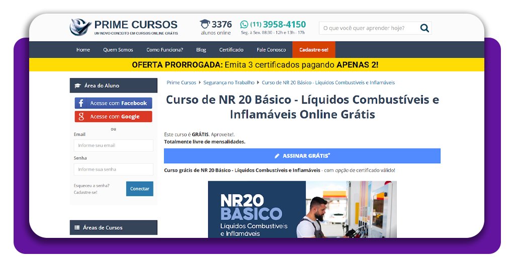 Curso de NR 20