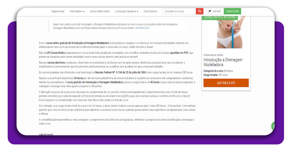 Curso de massagem modeladora