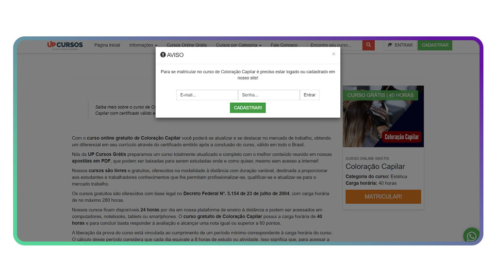 Curso de coloração capilar gratuito para profissionais da beleza 2 Curso de coloração capilar