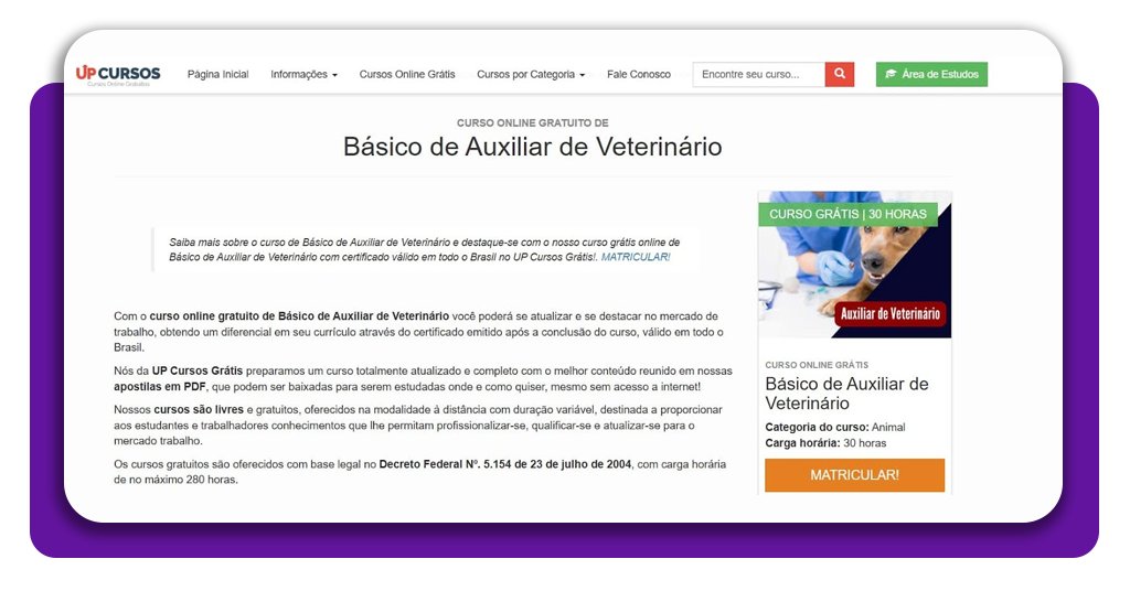 Curso de auxiliar de veterinário básico: aulas online grátis 2 Curso de auxiliar de veterinário