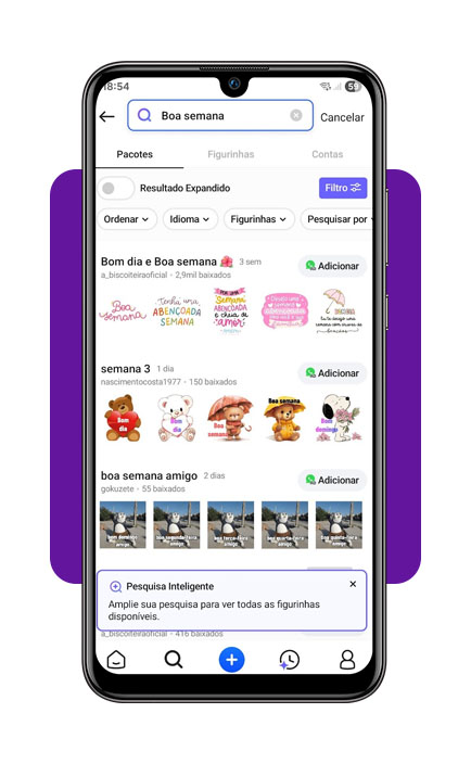 Figurinhas de boa semana