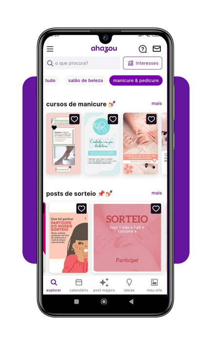 Stories para manicure