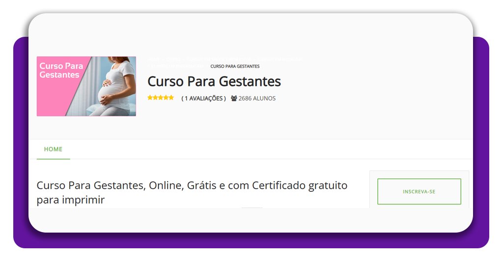 Curso para gestantes pela internet (da gravidez ao pós-parto) 3 Curso para gestantes