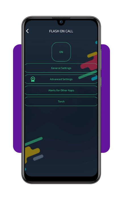 Flash em chamadas e mensagens