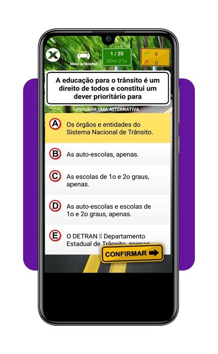 Prova teórica da CNH