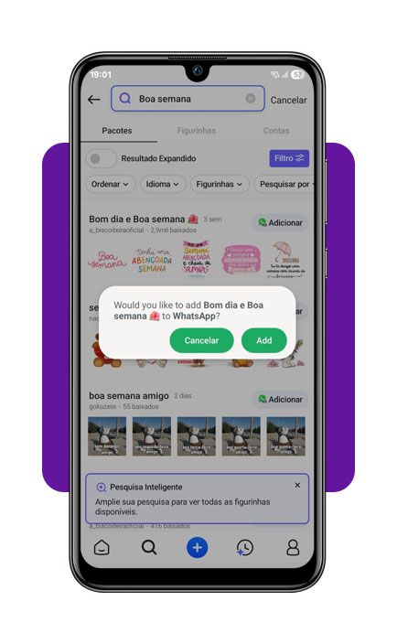 Figurinhas de boa semana