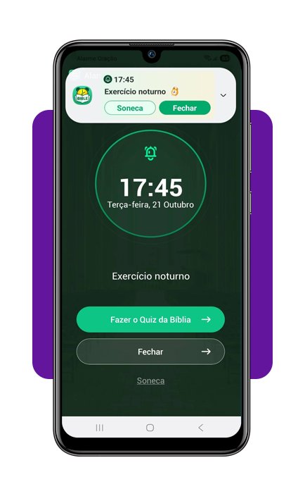 Alarme bíblico: configure seu despertador com sons e trechos da Bíblia 6 Alarme bíblico