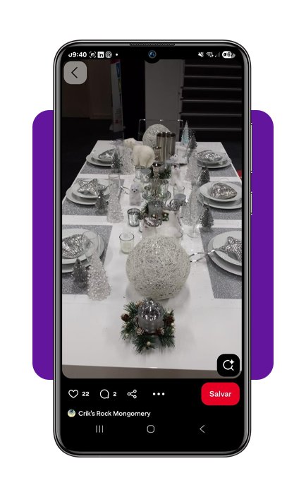 Inspiração de decoração de mesa para o Natal