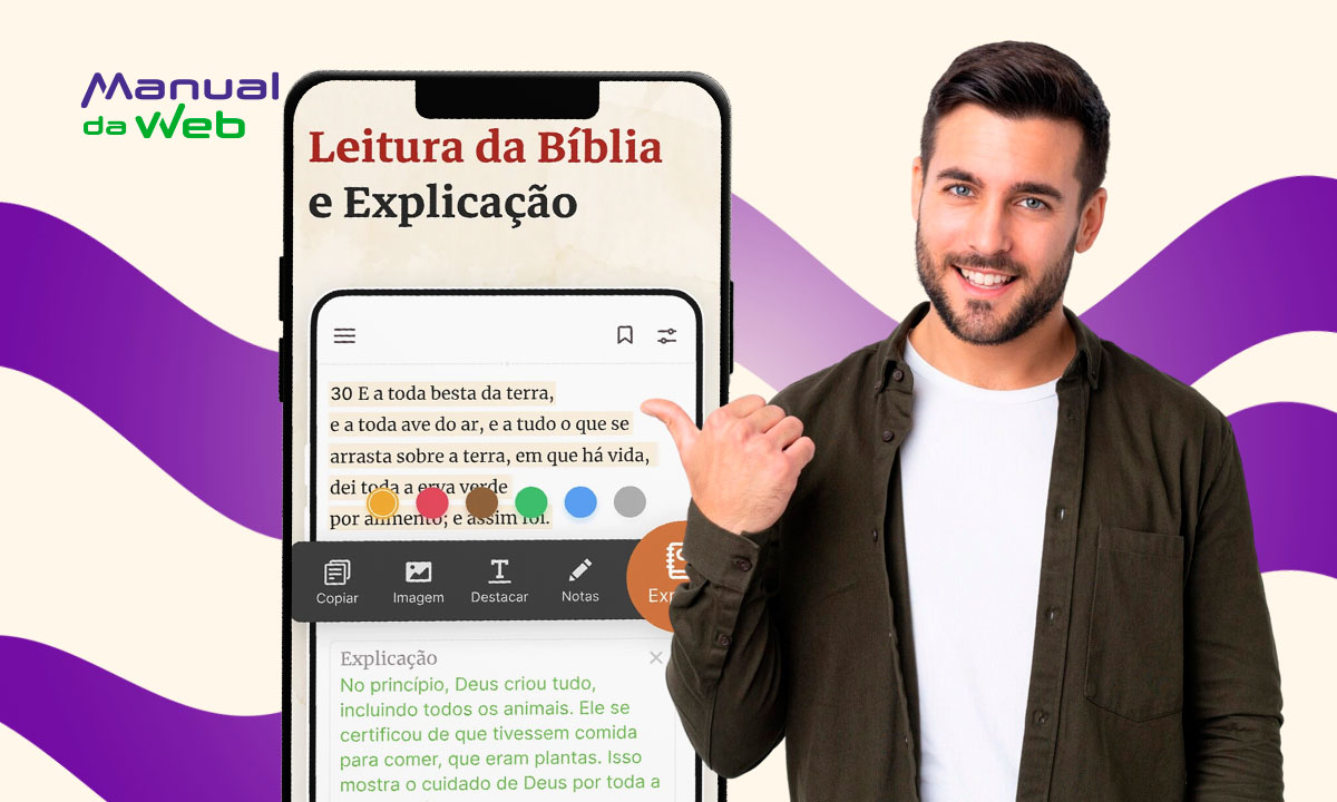 Desafio: Bíblia digital para ler Provérbios em 31 dias em casa 
