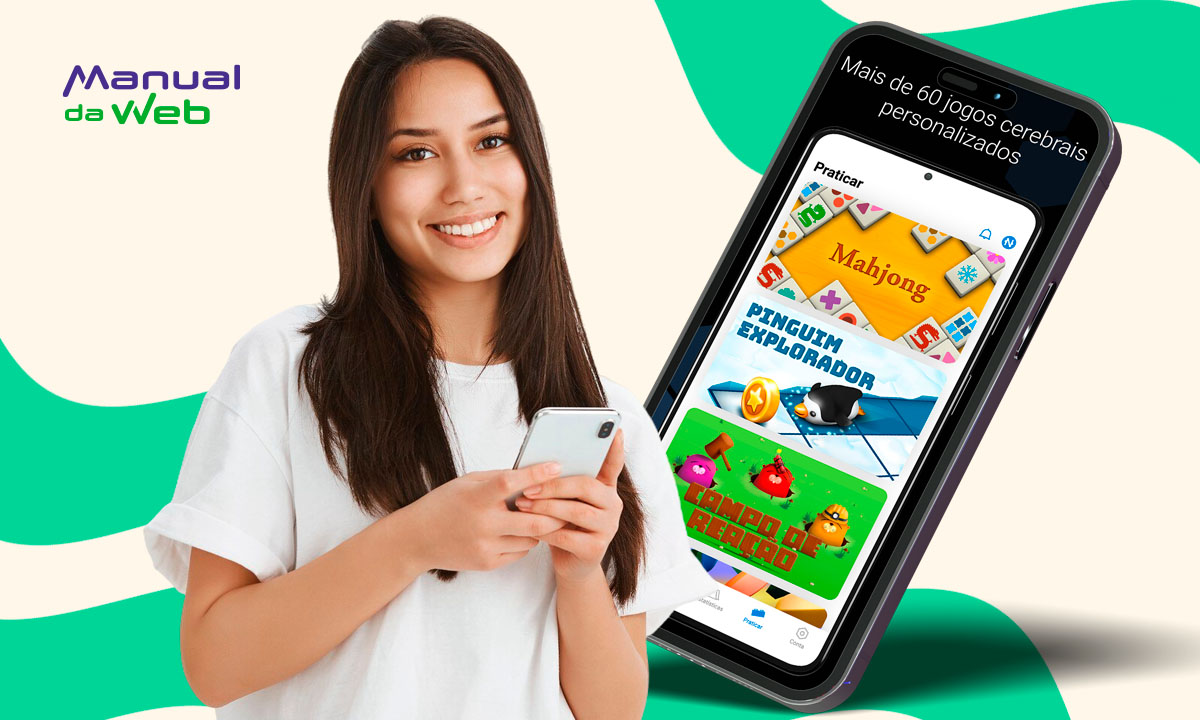 Aplicativo com +60 jogos para treinar o cérebro jogando online