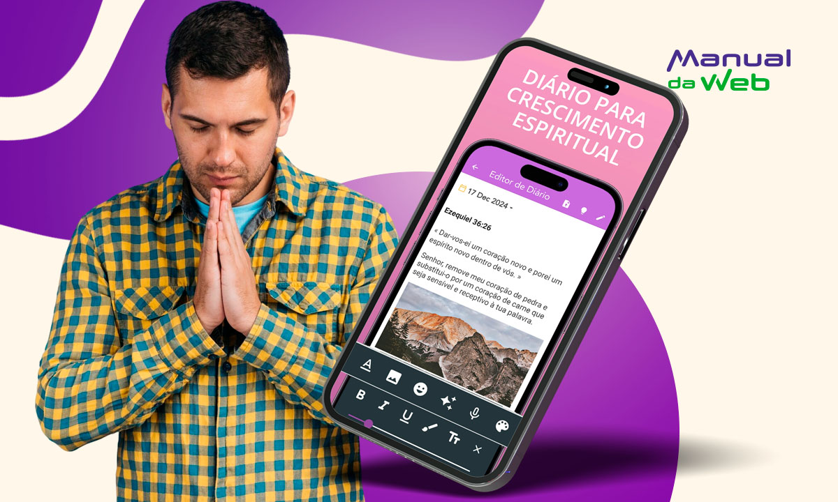Diário de oração cristão: app para registrar pedidos e bênçãos