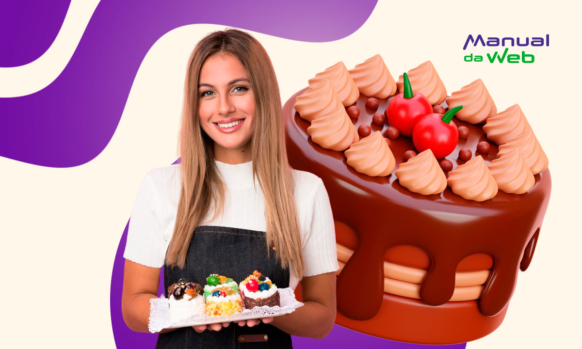 Veja como fazer seu ensaio fotográfico de confeiteira grátis na IA