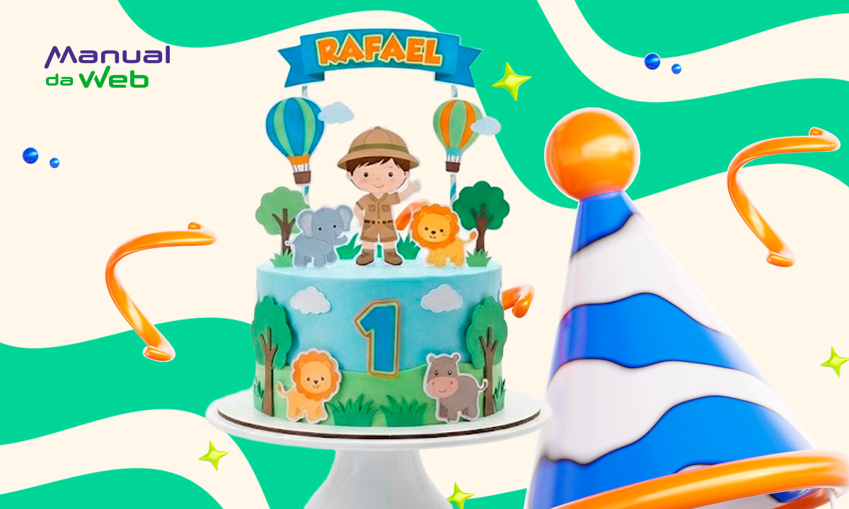 Topo de bolo para imprimir