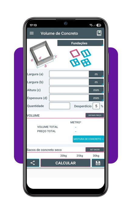 Calculadora de concreto