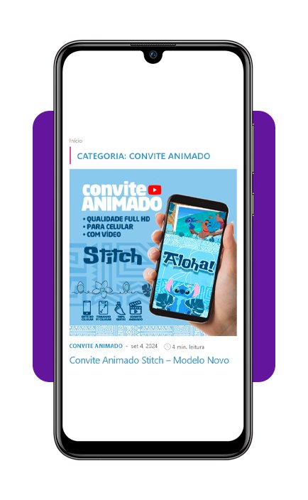 Convite infantil animado grátis para baixar e editar pelo celular 2 Convite infantil animado