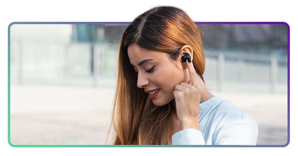 Fone de ouvido está carregando