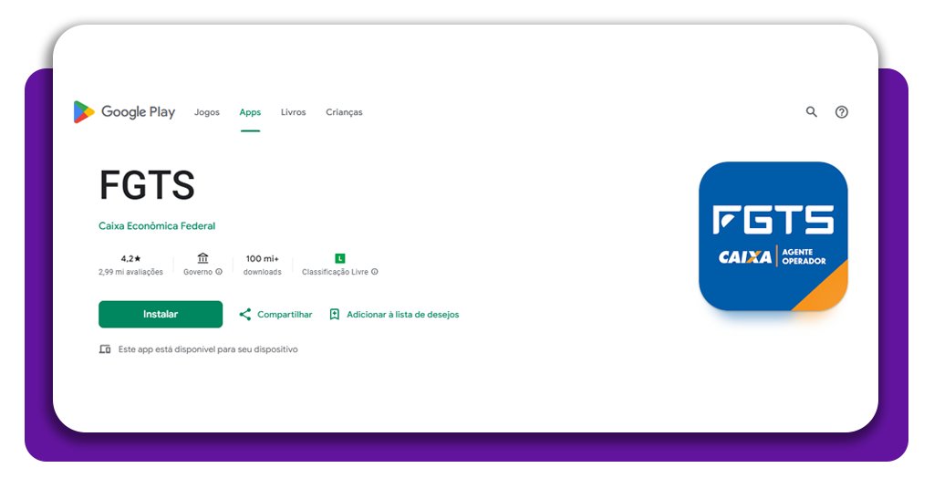 Saldo disponível no FGTS Digital