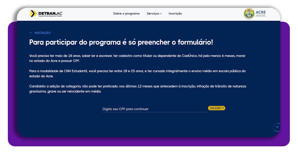 CNH gratuita para mulheres