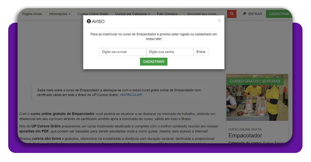 Curso gratuito de empacotador