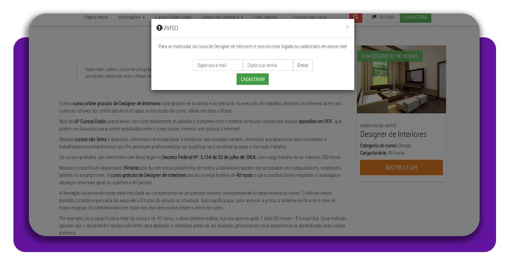Curso de design de interiores totalmente gratuito pela internet 2 Curso de design de interiores