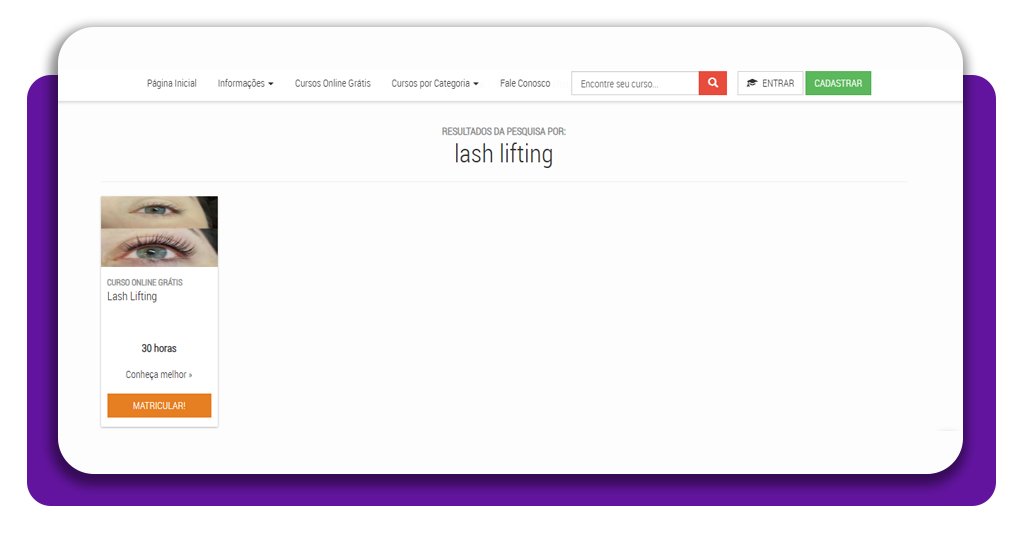 Curso gratuito de Lash Lifting