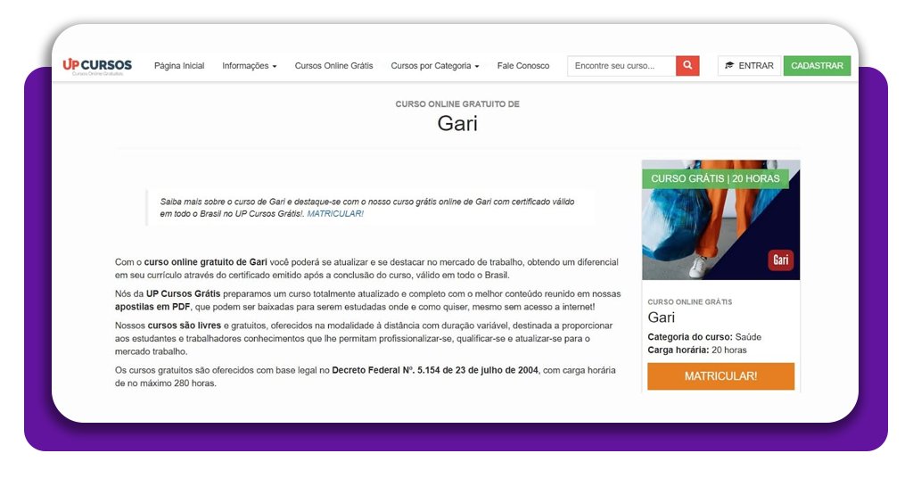 Curso de gari: inscreva-se agora e faça as aulas online grátis 3 Curso de gari