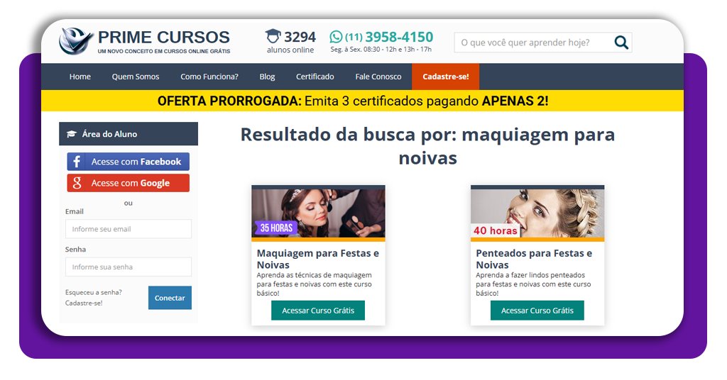 Curso de maquiagem para noivas