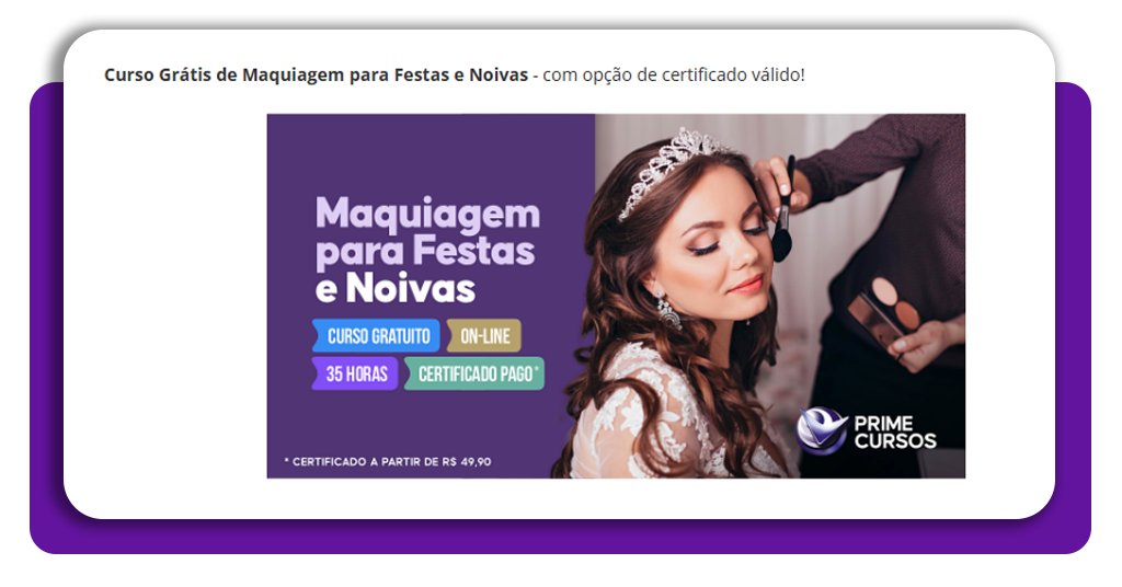 Curso de maquiagem para noivas