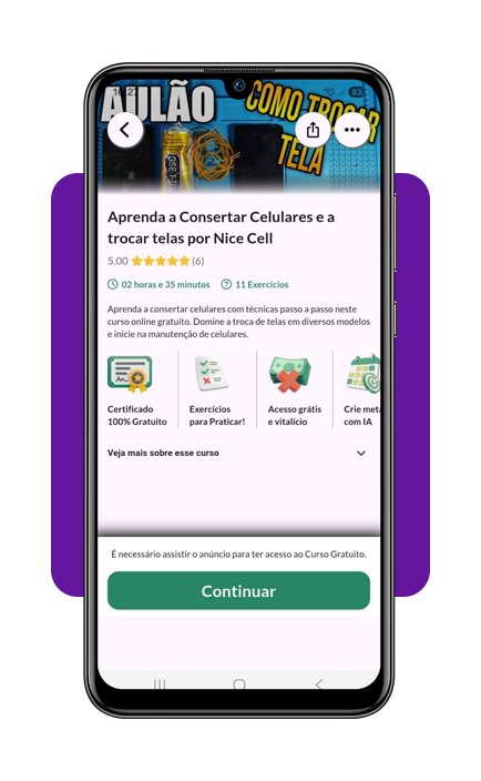 Trocar a tela do celular em casa