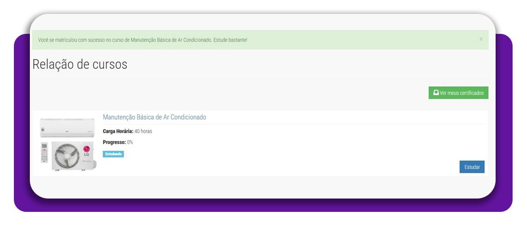 Curso de manutenção de ar-condicionado