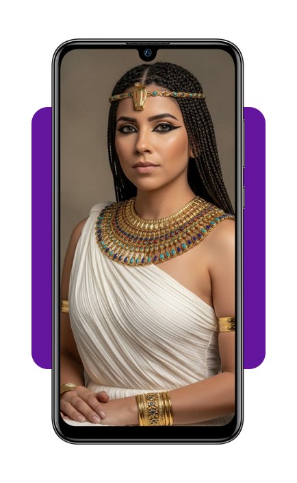 Simule sua foto de faraó ou rainha do Egito no estilo egípcio antigo 9 Estilo egípcio antigo