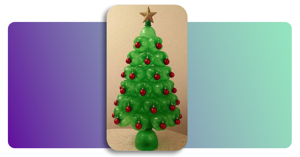 Como fazer guirlandas e enfeites natalinos com materiais recicláveis 5 Guirlandas e enfeites natalinos