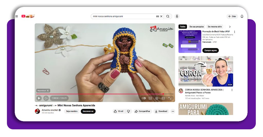 Receitas de amigurumis católicos