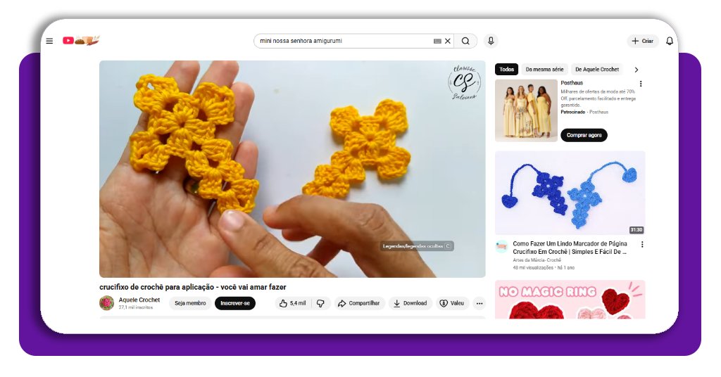 Receitas de amigurumis católicos