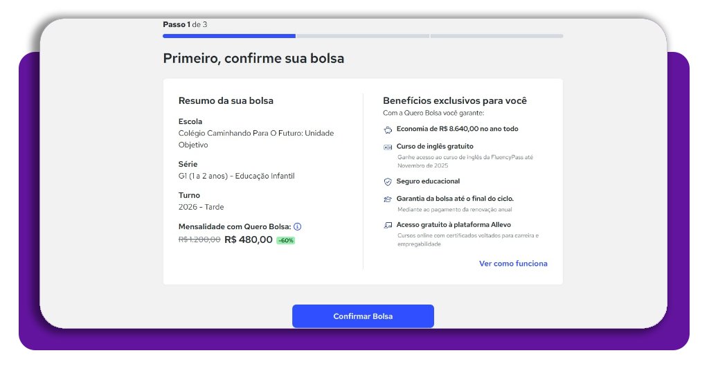 Bolsas de estudo em creche