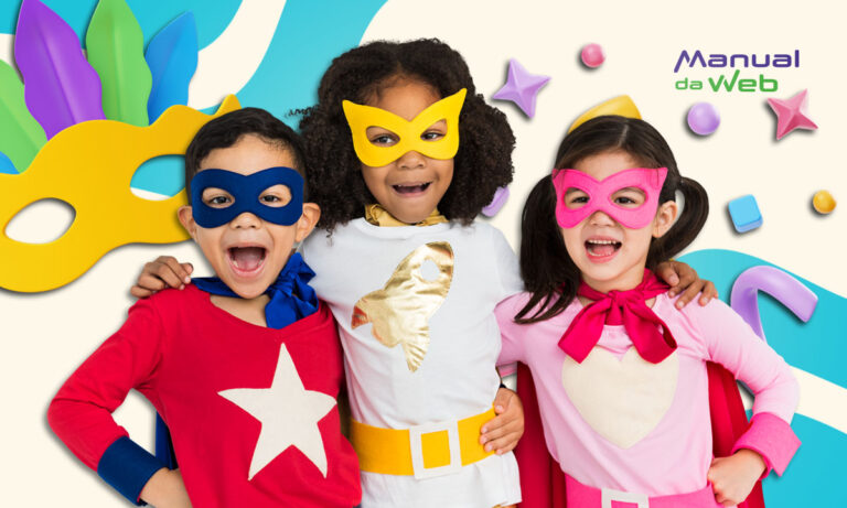 Ideias criativas de fantasias de Carnaval para crianças