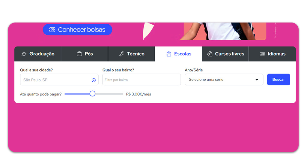 App grátis libera +100 bolsas de estudo de ensino fundamental 4 Bolsas de estudo de ensino fundamental